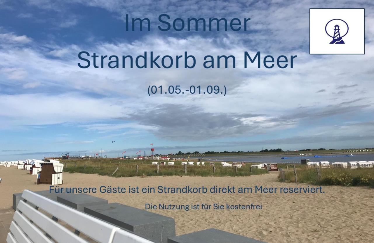 Ferienwohnung Ritthoff Perlebucht - Mit Strandkorb Am Meer Und Kostenloser Eintritt Ins Schwimmbad Büsum Exterior foto